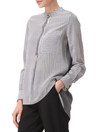 L.K. Bennett Jodie Thin Pinstripe Blouse, Multi