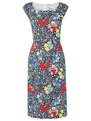 L.K. Bennett Phi Floral Print Dress, Sloane Blue/Multi