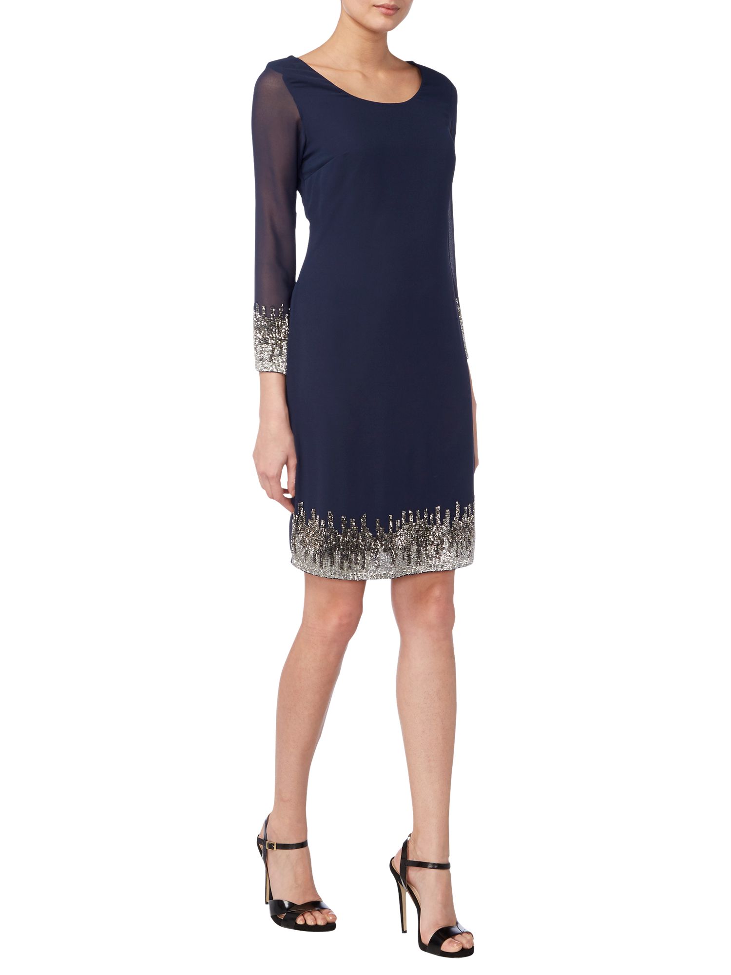 Raishma Vertical Embellished Tunic Dress