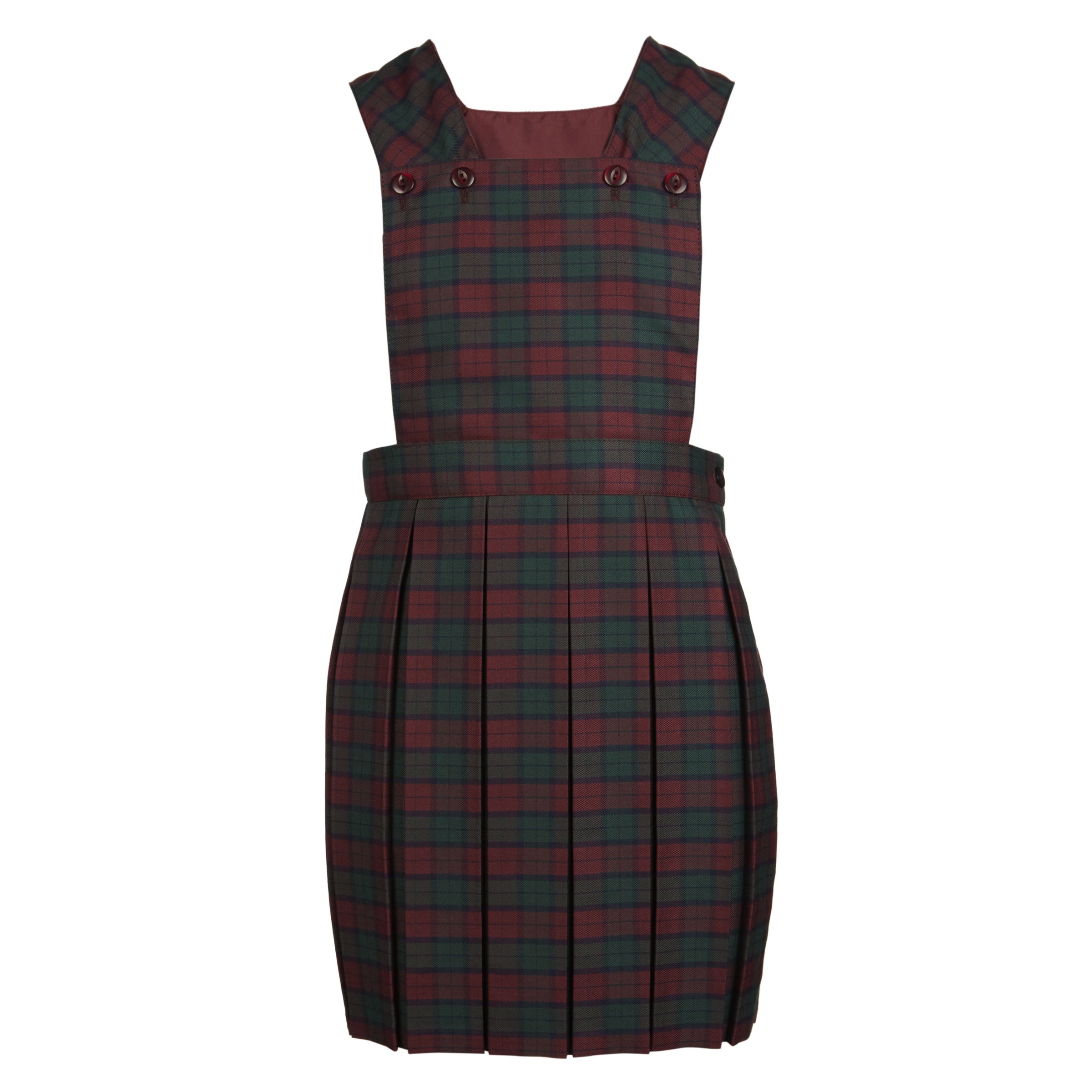 School Girls' Tunic Dress, Tartan