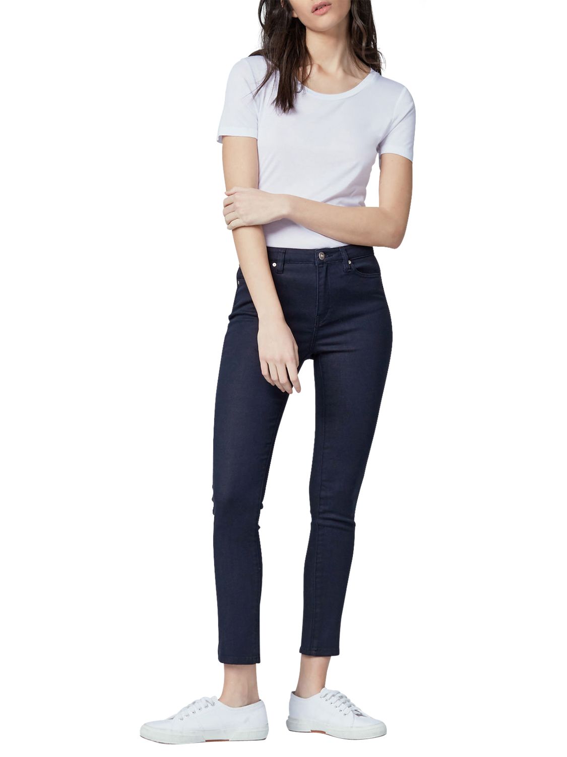 Warehouse Cropped Skinny Cut Jeans