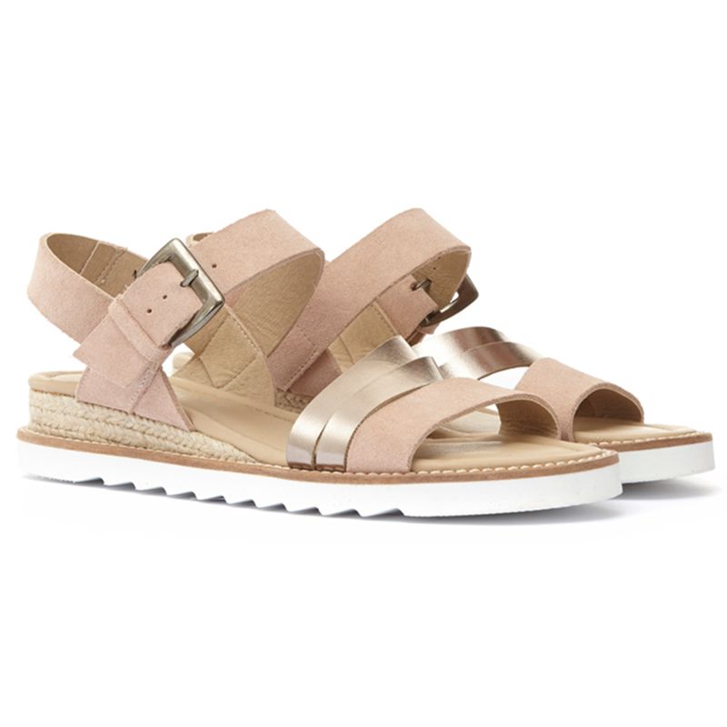 Mint Velvet Leila Low Wedge Sandals