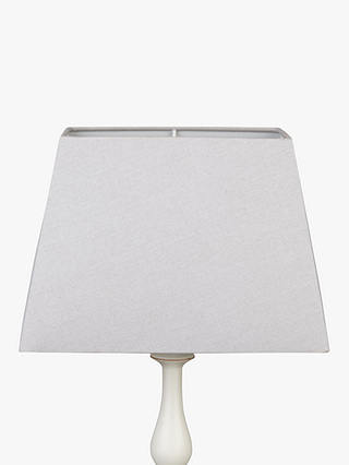 Partners Chrissie Rectangular Lampshade, Silver Grey Table Lamp Shades