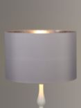 John Lewis Cassie Lampshade, Grey/Silver