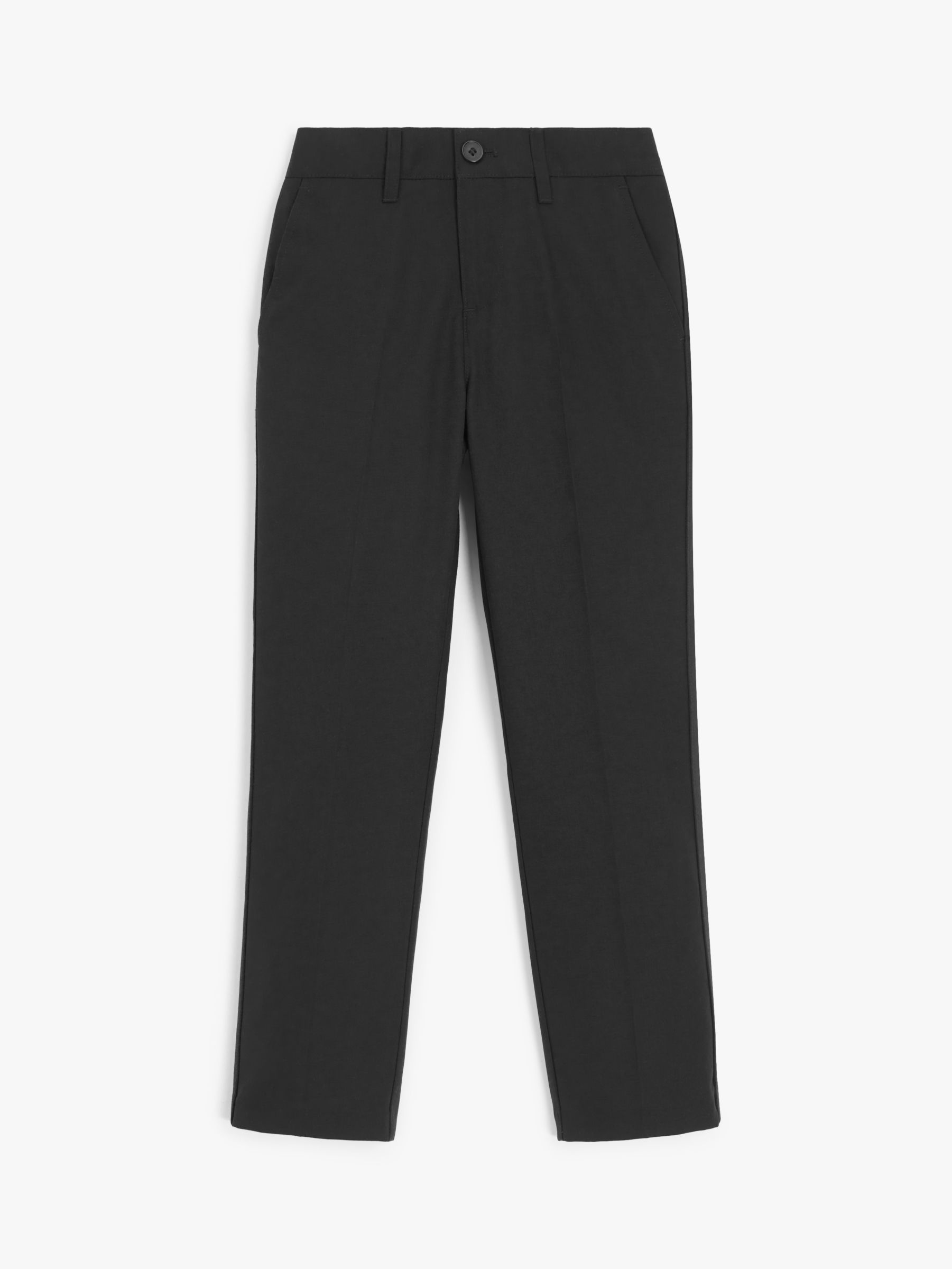 John Lewis Heirloom Collection Kids' Tuxedo Trousers, Black, 2 years