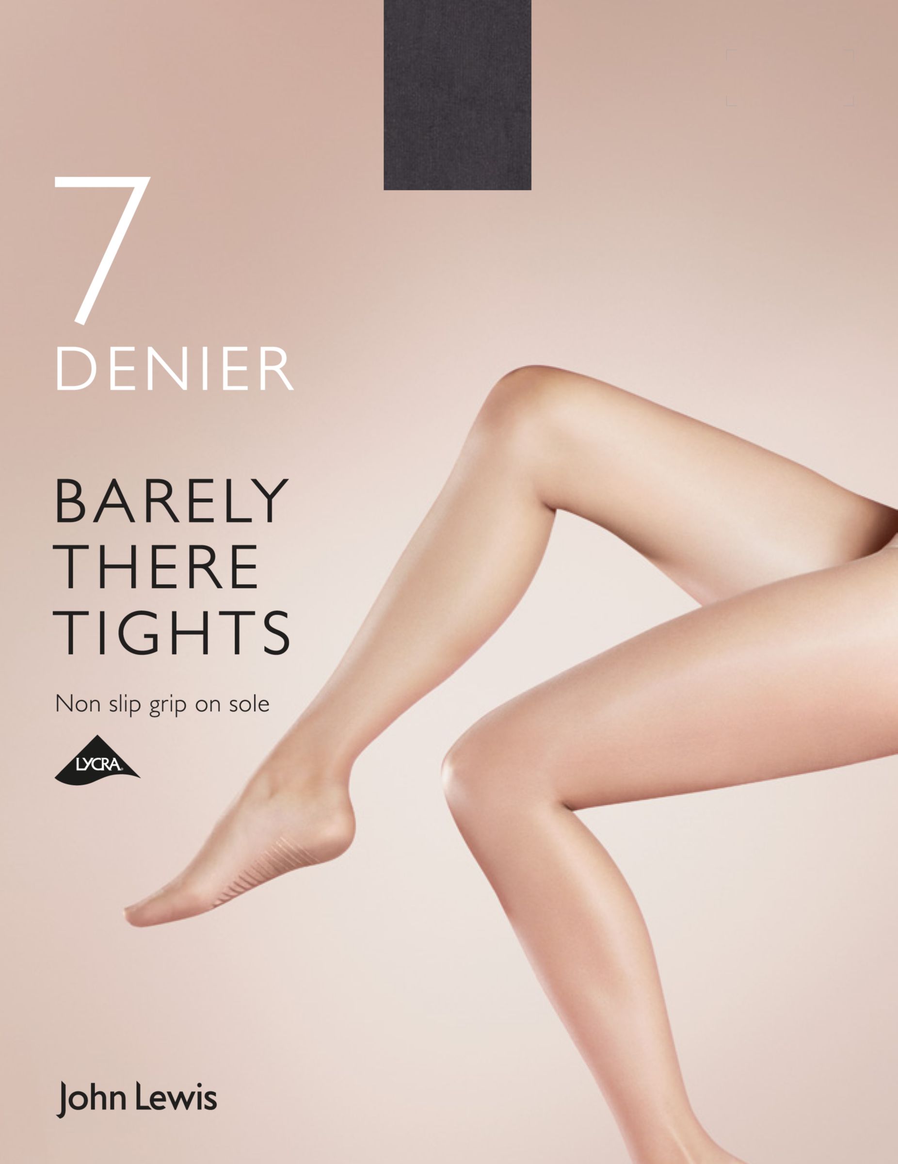 style Hilarious Significance John Lewis & Partners 7 Denier Barely There Non-Slip Tights, Pack of 1