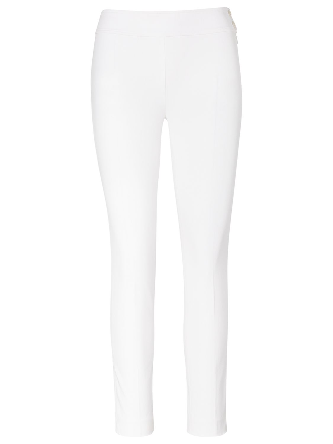 white skinny trousers