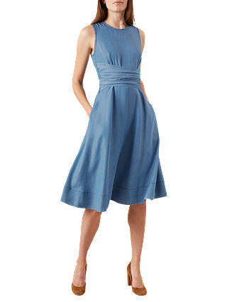 Hobbs Kathy Twitchill Dress, Blue