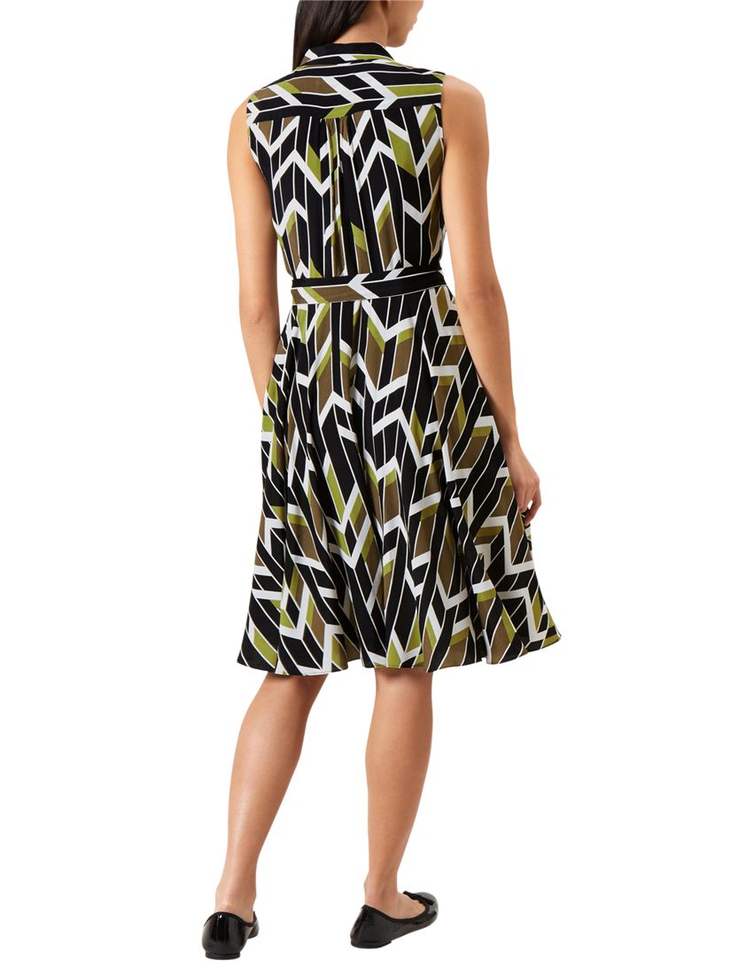 hobbs lime green dress