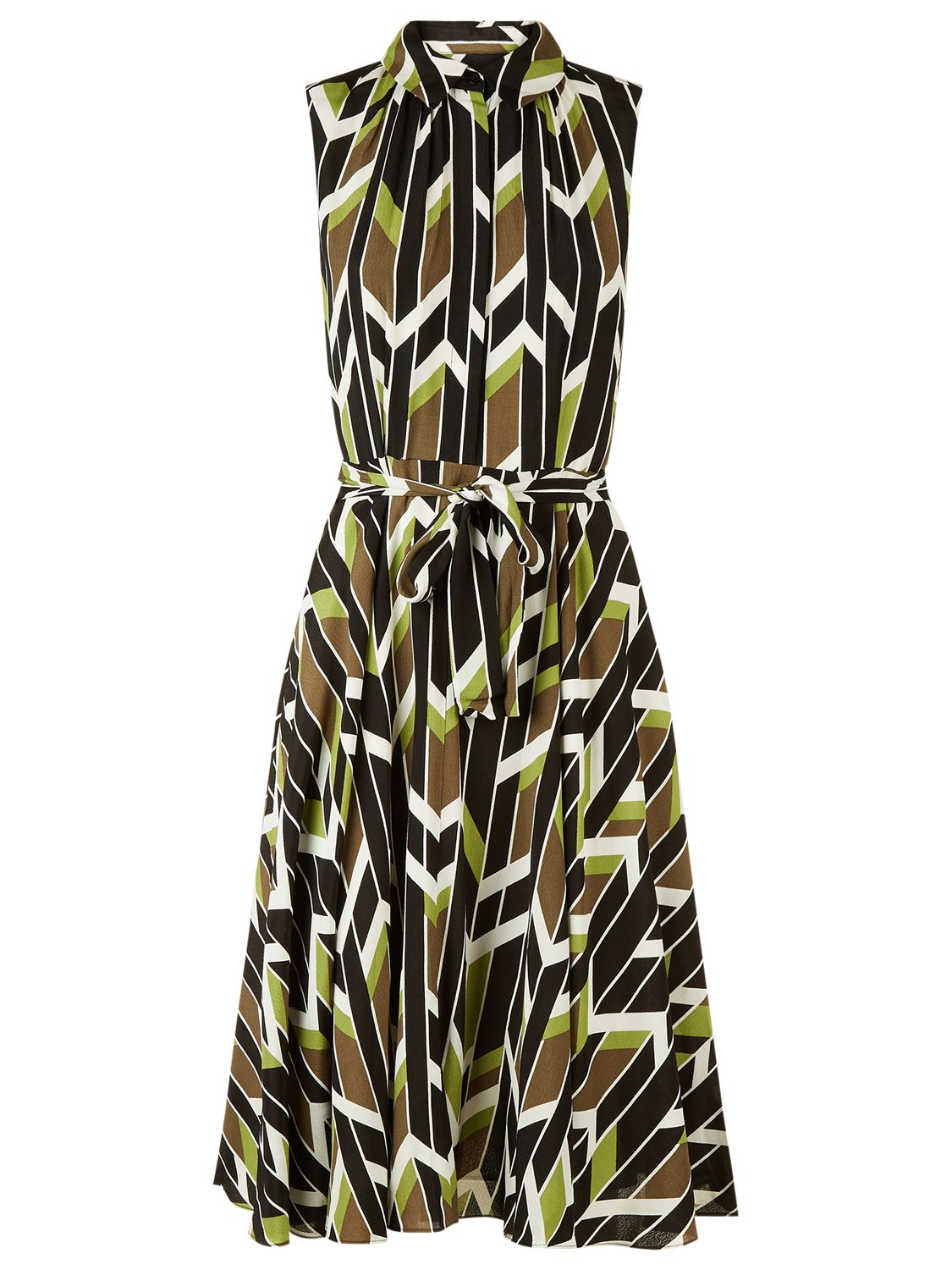 hobbs lime green dress