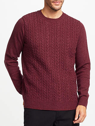 John Lewis Cable Knit Crew Jumper