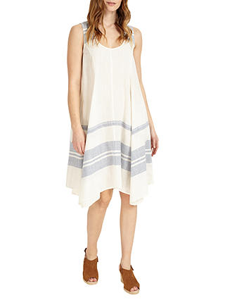 Phase Eight Chloe Mae Stripe Dress, White/Blue