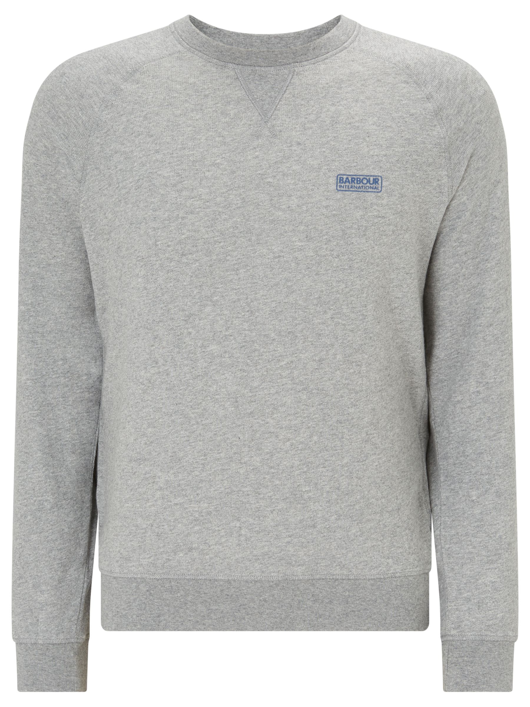 barbour international sweatshirt grey
