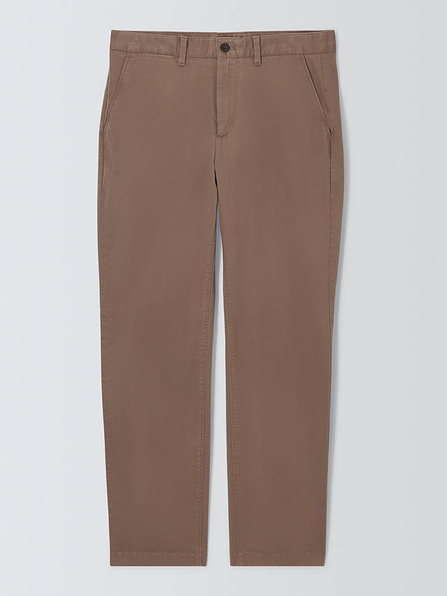 John Lewis Essential Straight Cut Chinos, Taupe