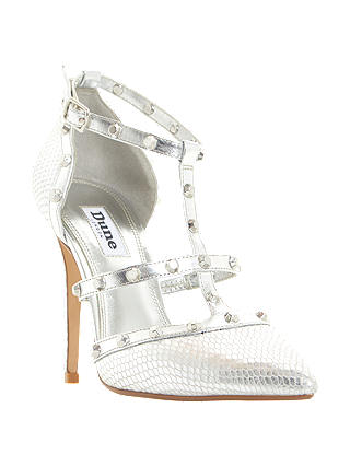 Dune Daenerys Studded Cut Out Court Shoes