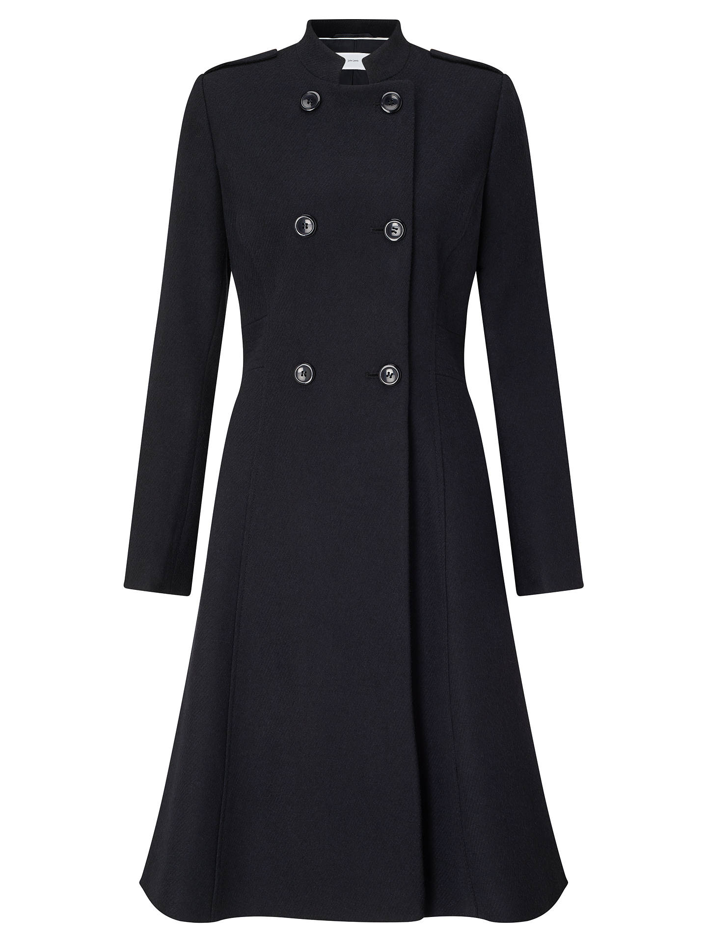 John Lewis Military Fit and Flare Coat at John Lewis & Partners