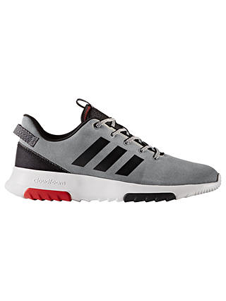 adidas Cloudfoam Racer TR Men's Trainers, Grey/Black/Scarlet at ...