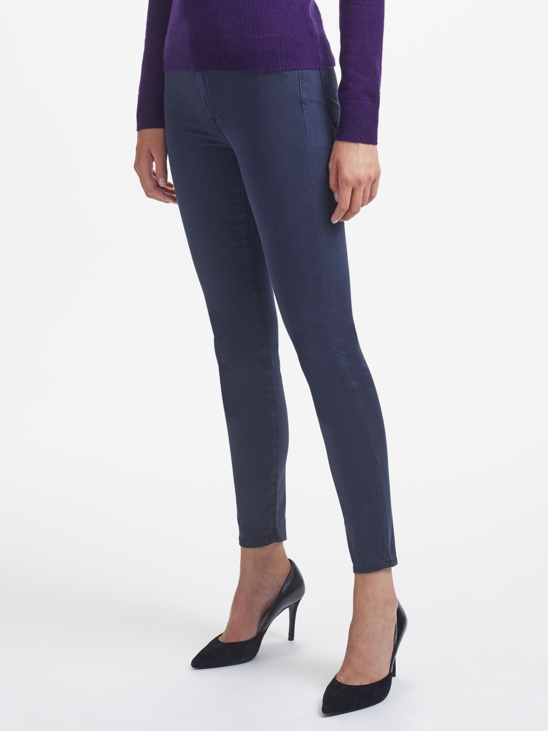 seven for all mankind high rise skinny