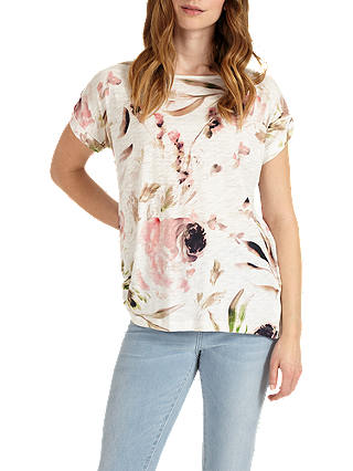 Phase Eight May Pearl Floral Print Top, Multi