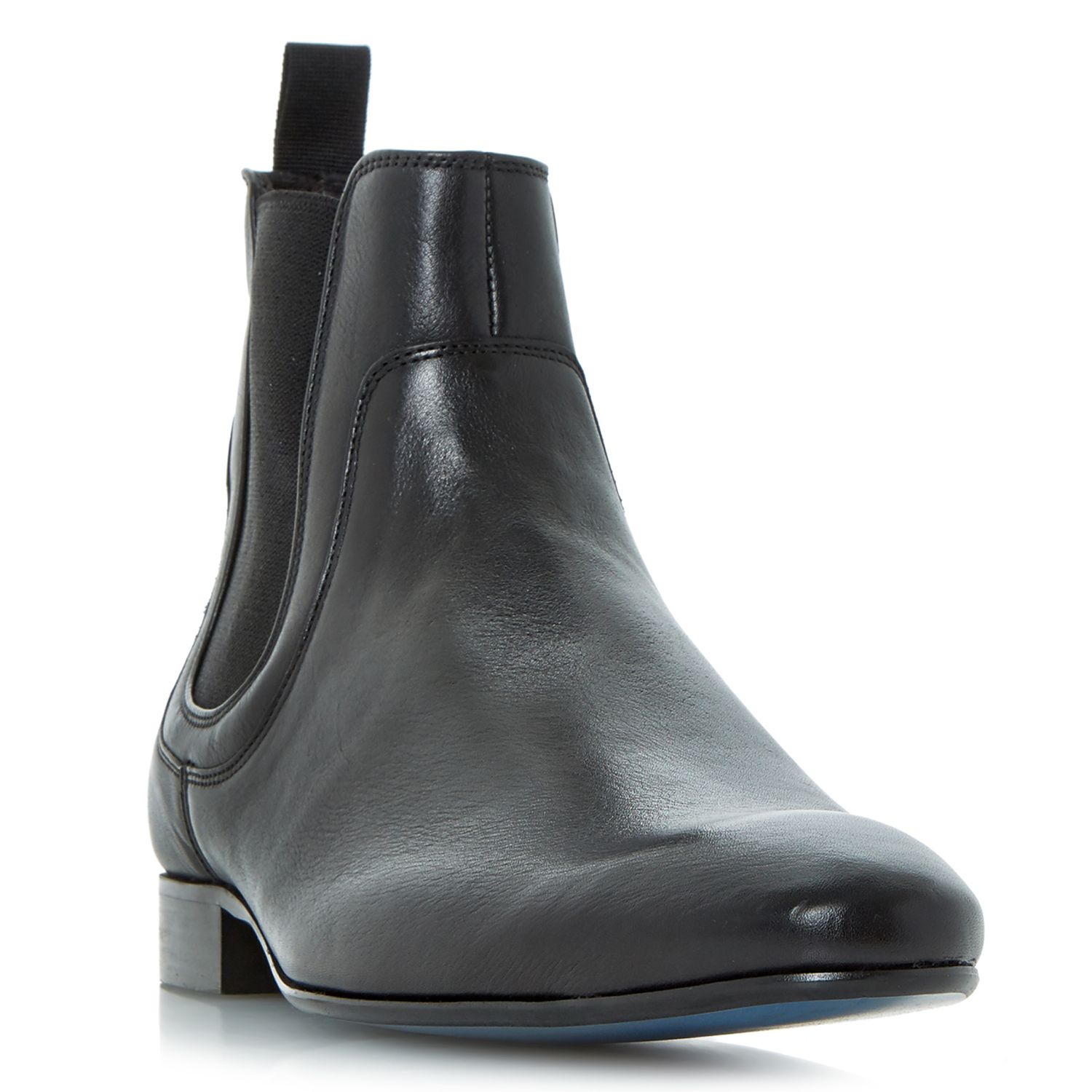 Bertie Maple Leather Chelsea Boots, Black, 6
