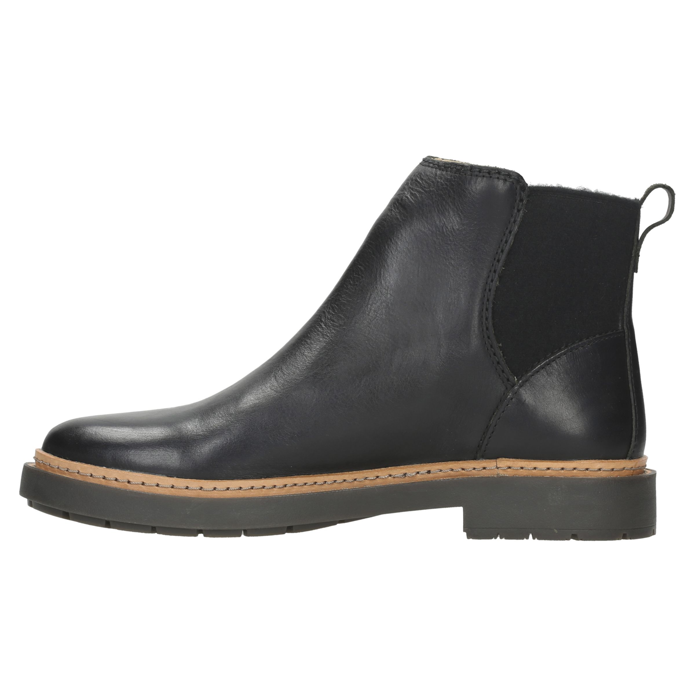 Ministerio Escéptico Betsy Trotwood Clarks Trace Fall Ankle Chelsea Boots, Black