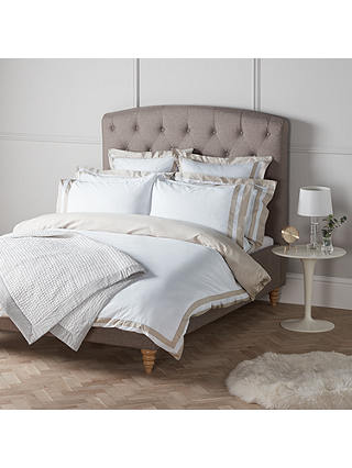 John Lewis & Partners Soft and Silky Ascot Cotton Satin Bedding