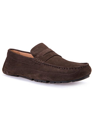 Geox Melbourne Driving Moccasin Loafers, Chocolate