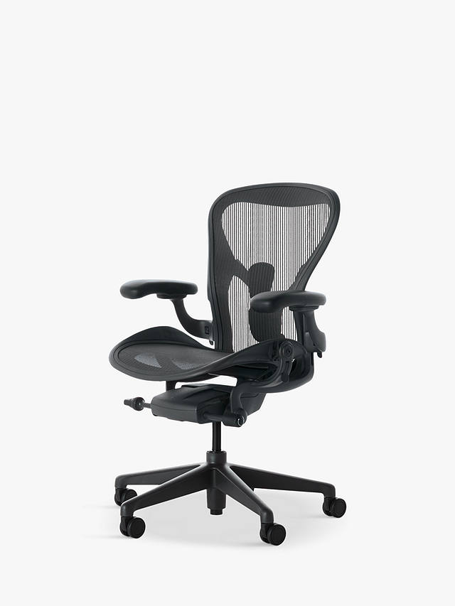 johnlewis.com | Herman Miller Aeron Office Chair, Size A, Graphite;