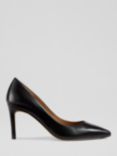 L.K.Bennett Floret Leather Pointed Toe Court Shoes
