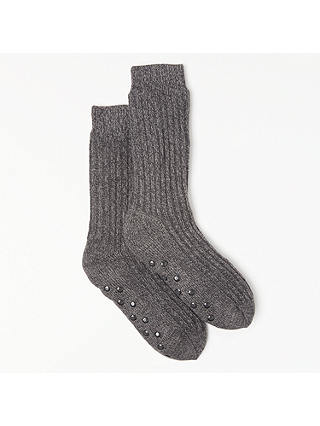 John Lewis Lounge Socks, Grey