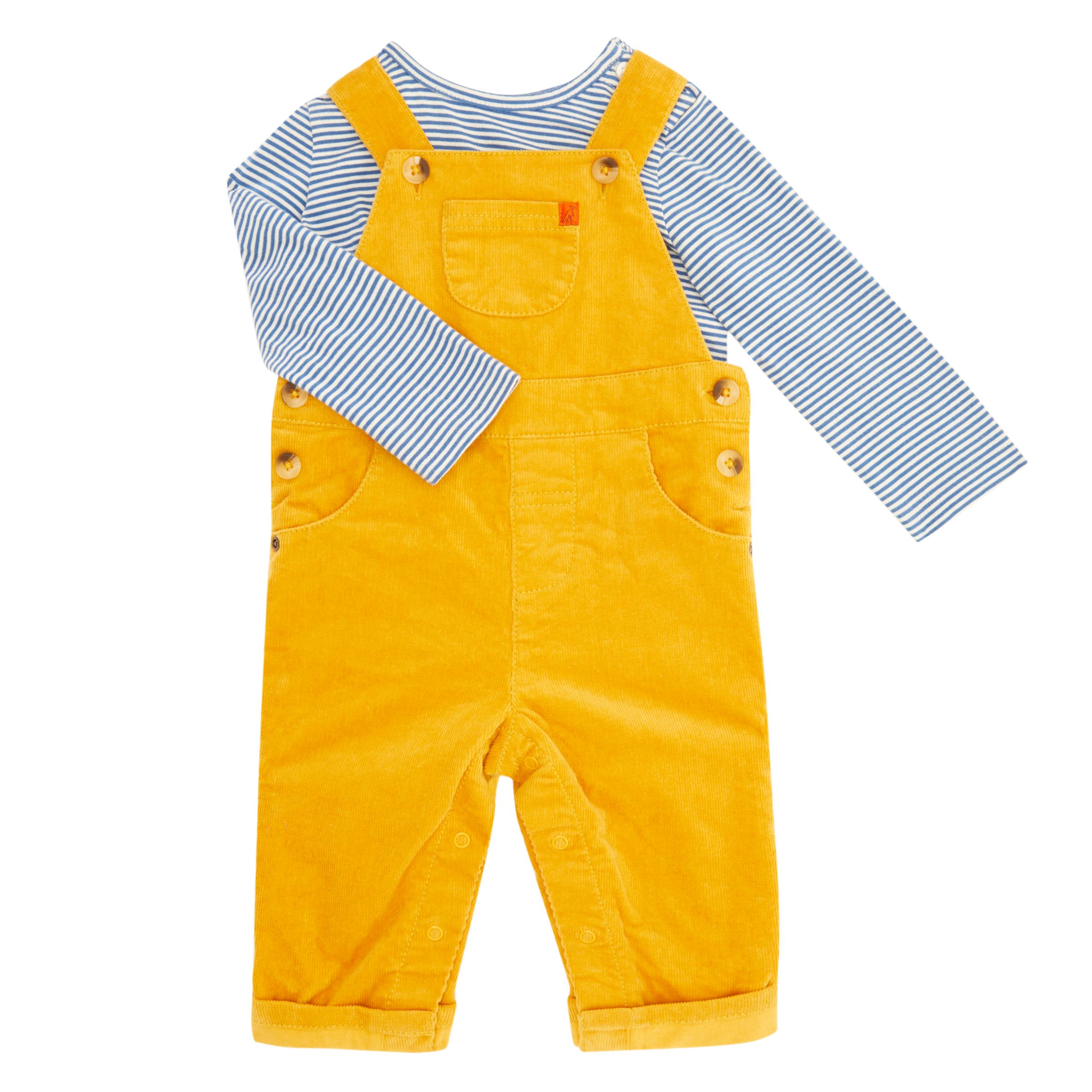 mustard yellow dungarees