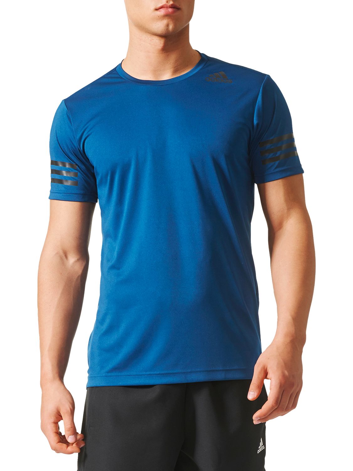 adidas FreeLift Short Sleeve Training T-Shirt, Blue Night, L