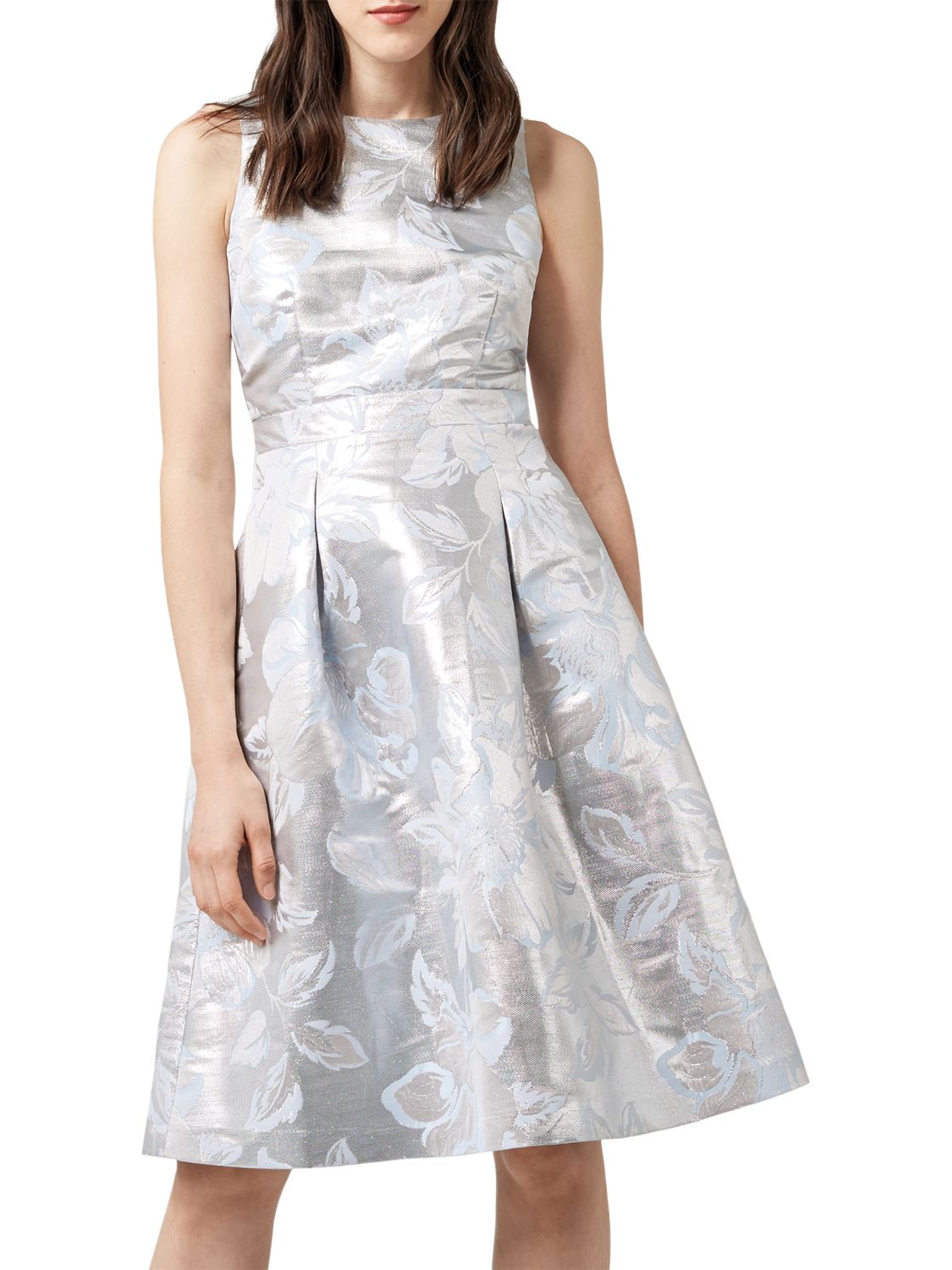 warehouse silver dress