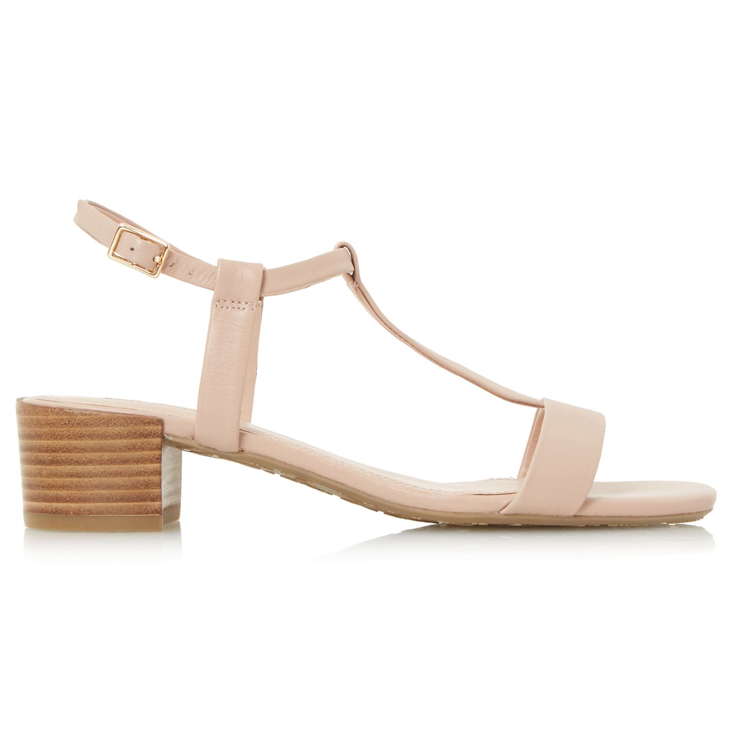 nude t bar sandals