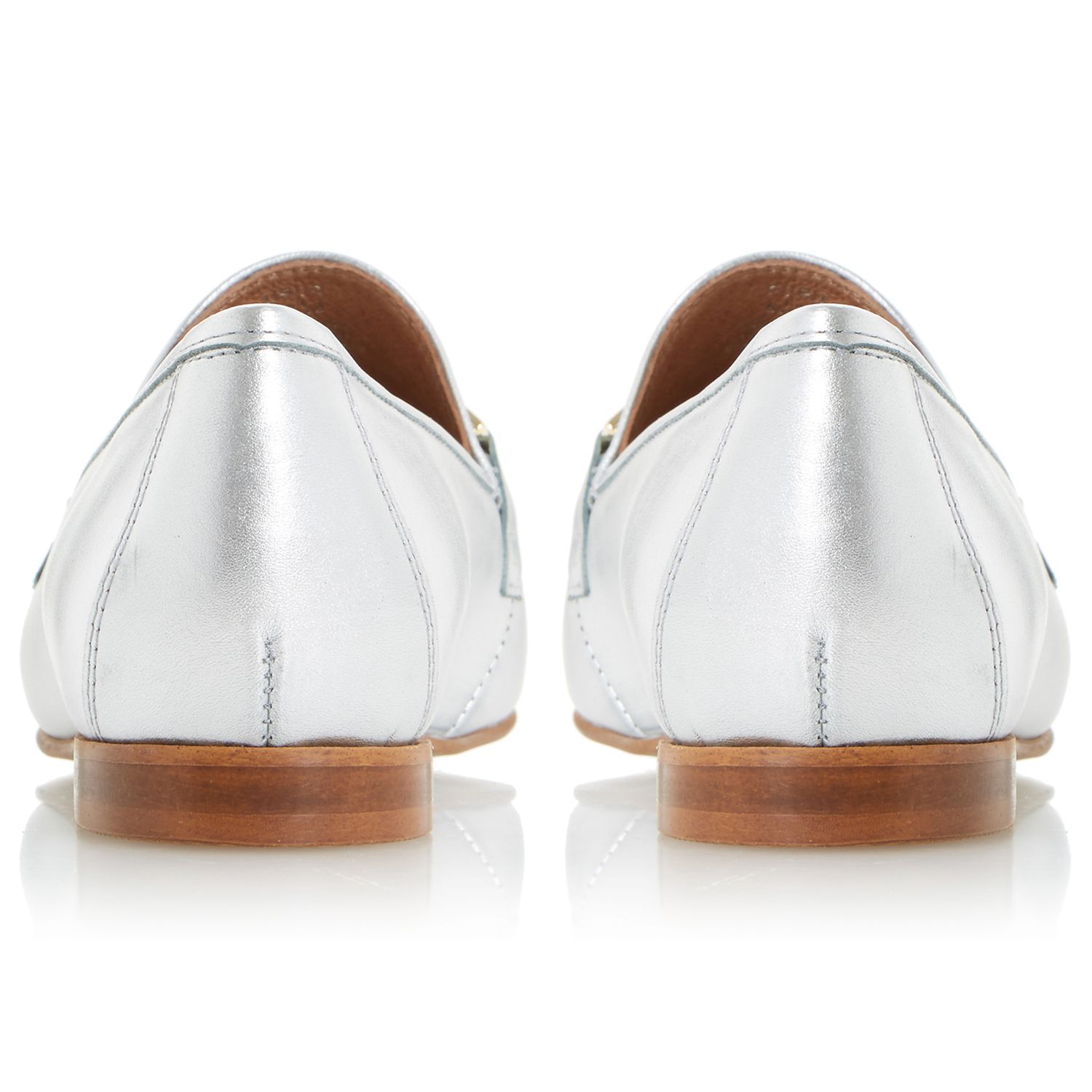 loafers with silver buckle