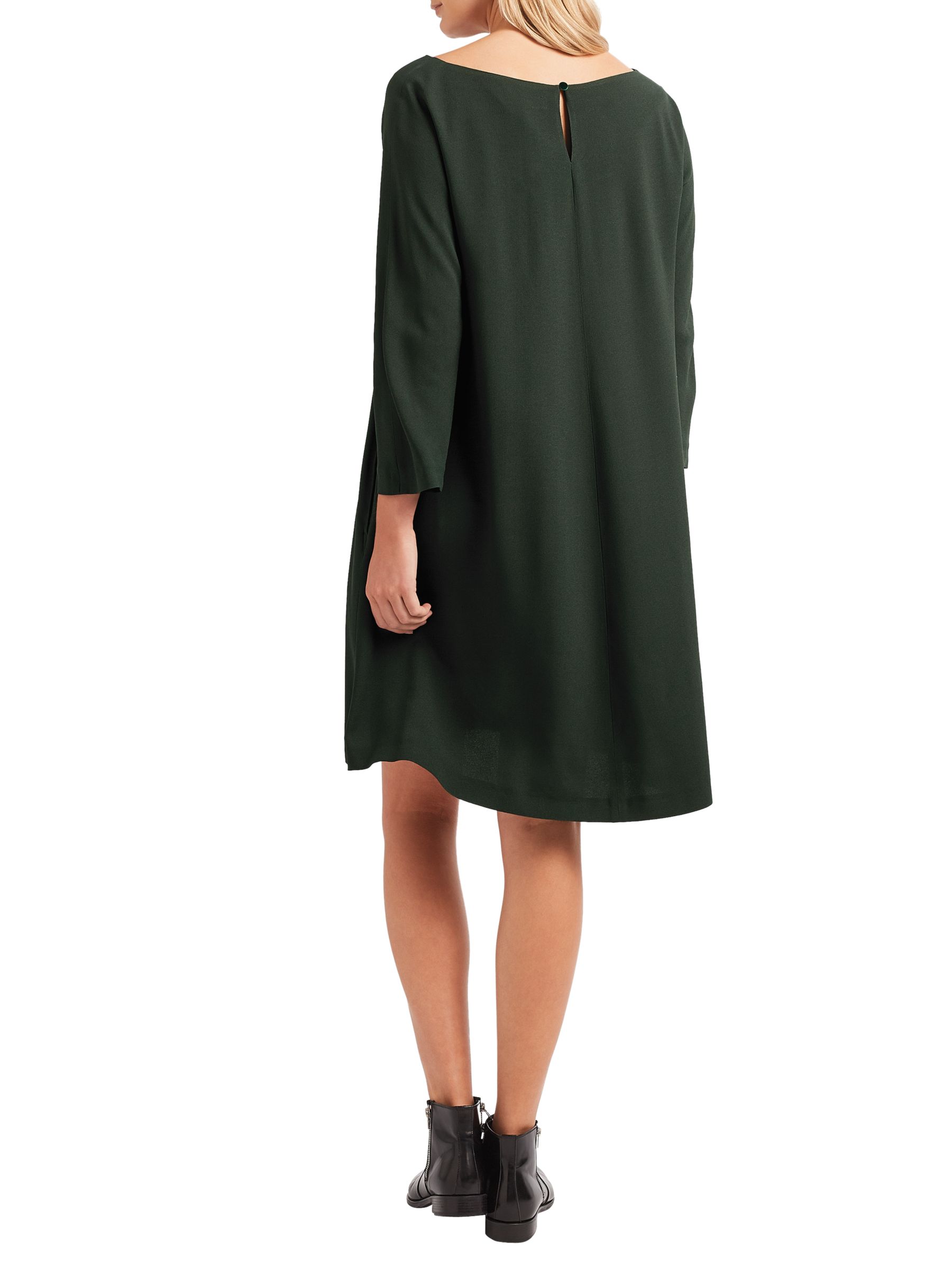 Weekend Maxmara Swing Shift Dress Dark Green At John Lewis