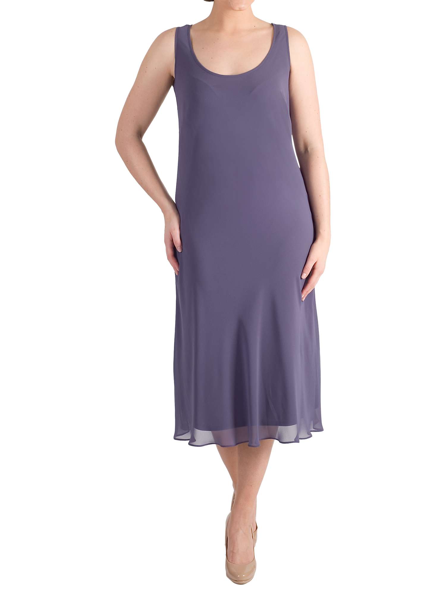 Buy Chesca Chiffon Dress, Hyacinth Online at johnlewis.com