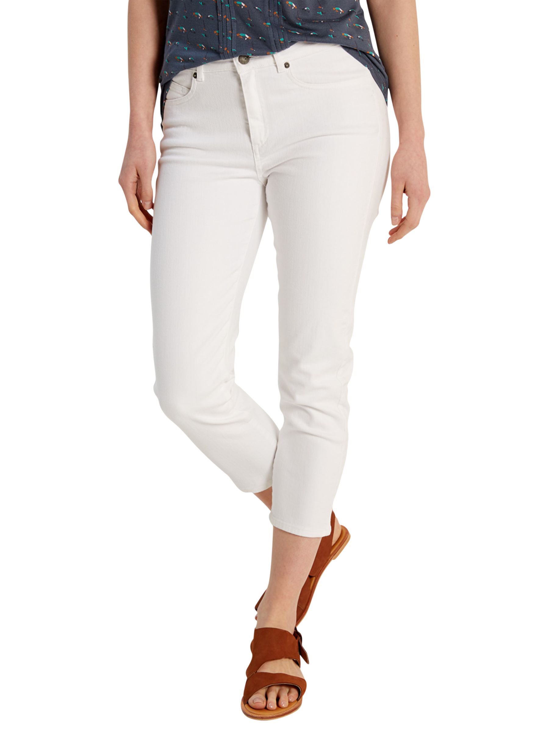 White Stuff Straight Cropped Jeans