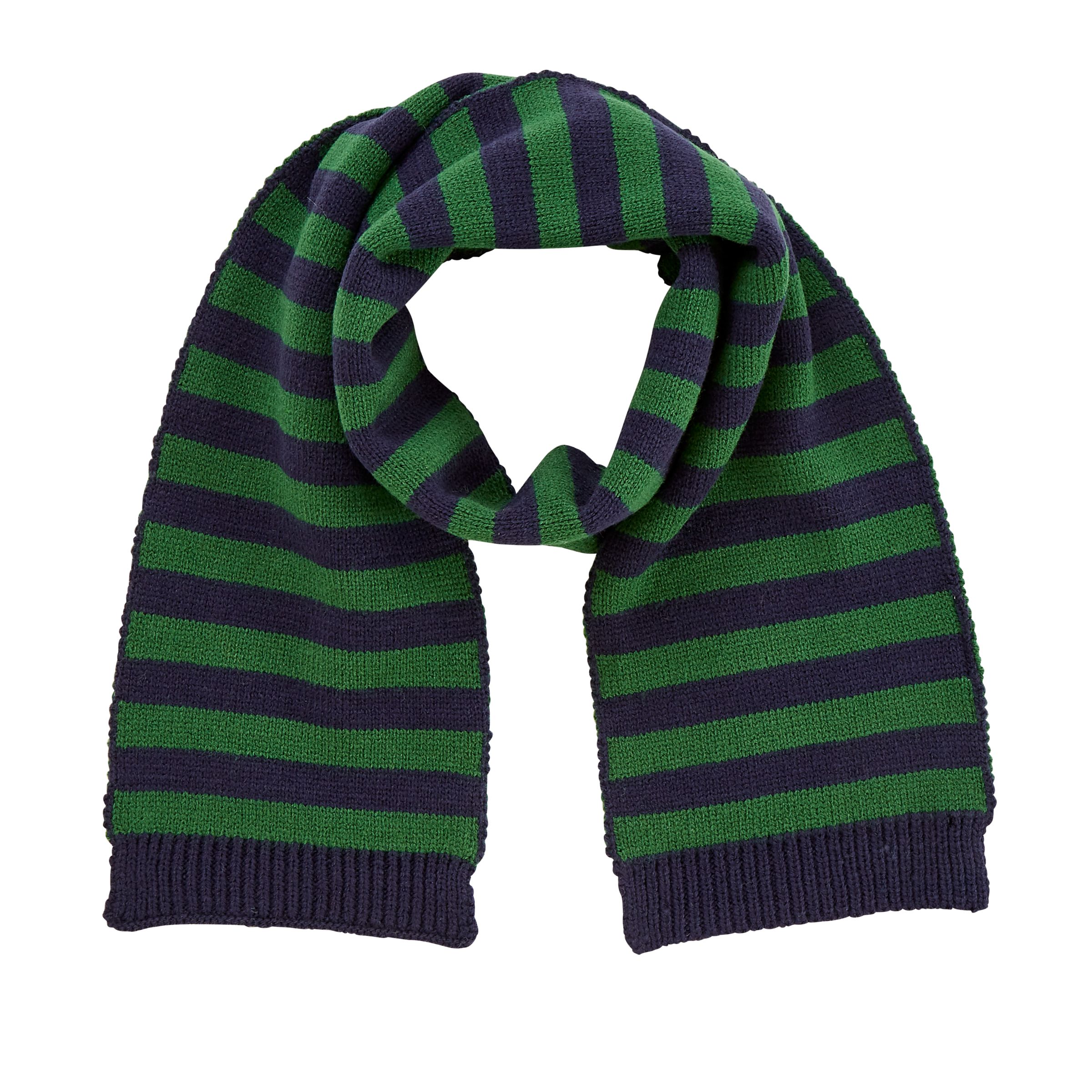 navy and green scarf