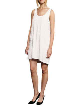 French Connection Dorothy Draped Embellished Daisy Dress