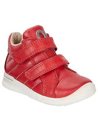 ECCO Children's First Double Riptape Leather Shoes