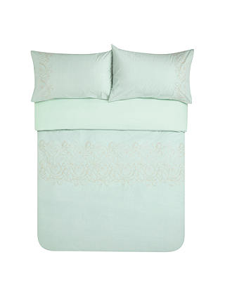 John Lewis & Partners Palace Embroidered Duvet Cover and Pillowcase Set
