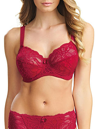 Fantasie Jacqueline Lace Full Cup Bra, Red