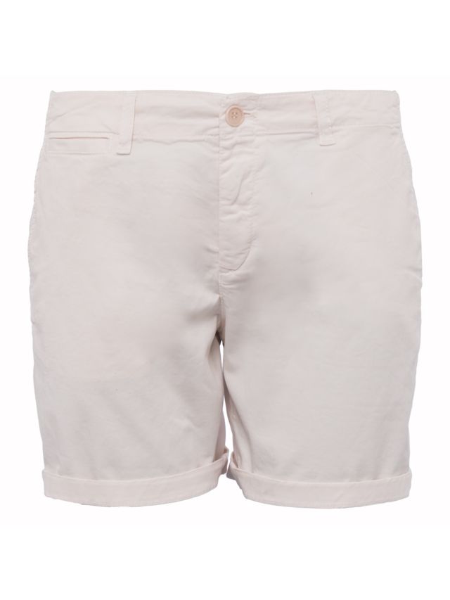 French Connection Summer Stretch Chino Shorts, Cream Pink, 6