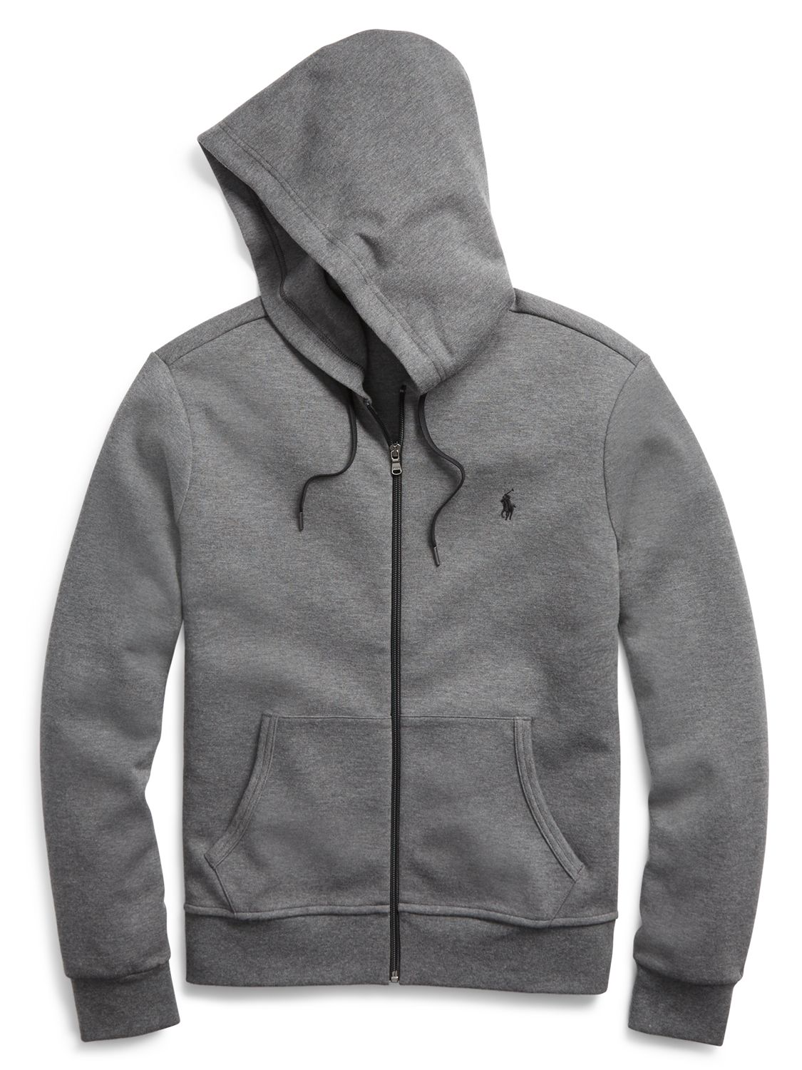 ralph lauren full zip hoodie grey
