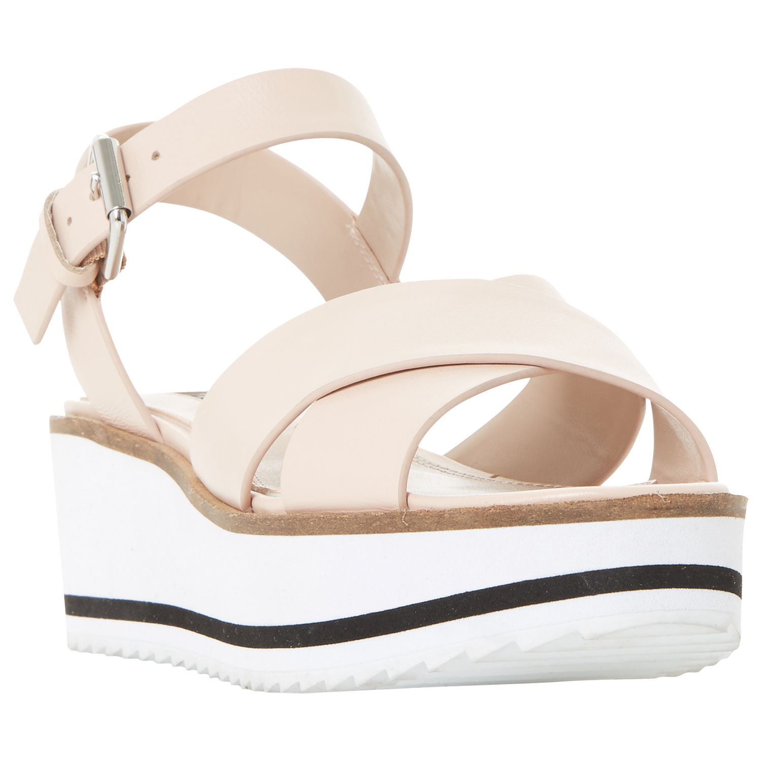 Dune Kassius Cross Strap Flatform Sandals Reviews