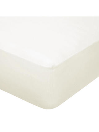 John Lewis & Partners Special Buy Easy Care 180 Thread Count Polycotton Standard Fitted Sheet and Pillowcase Set