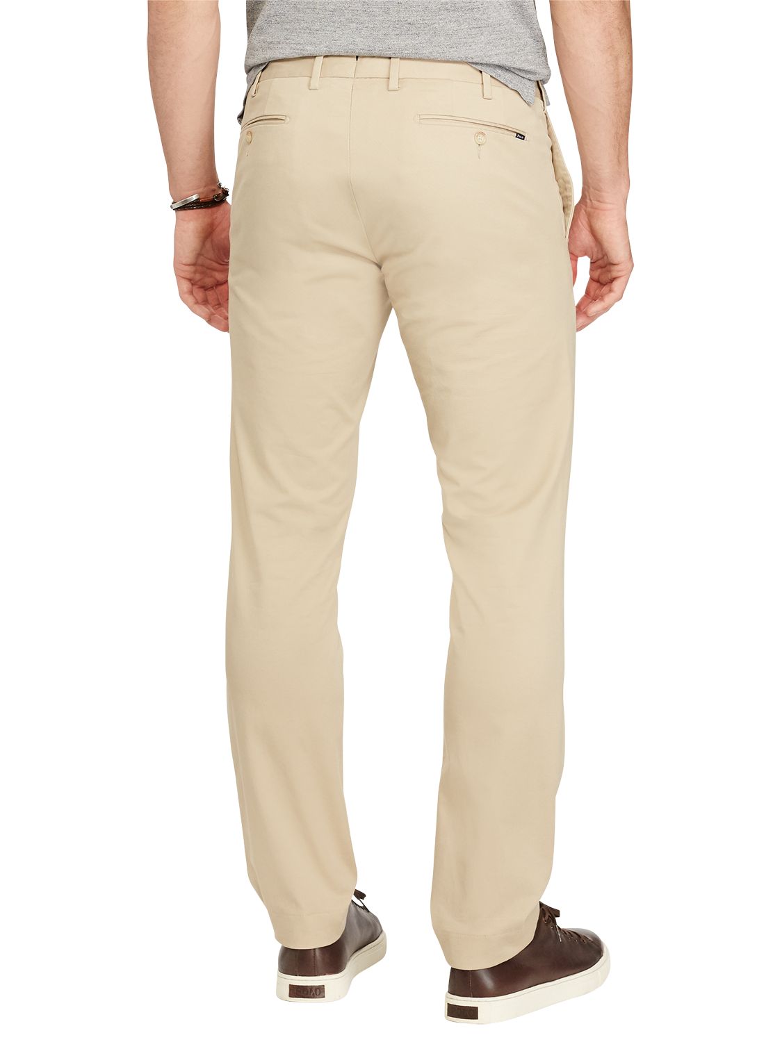 Polo Ralph Lauren Hudson Slim Fit Stretch Cotton Trousers, Classic Khaki, 32R