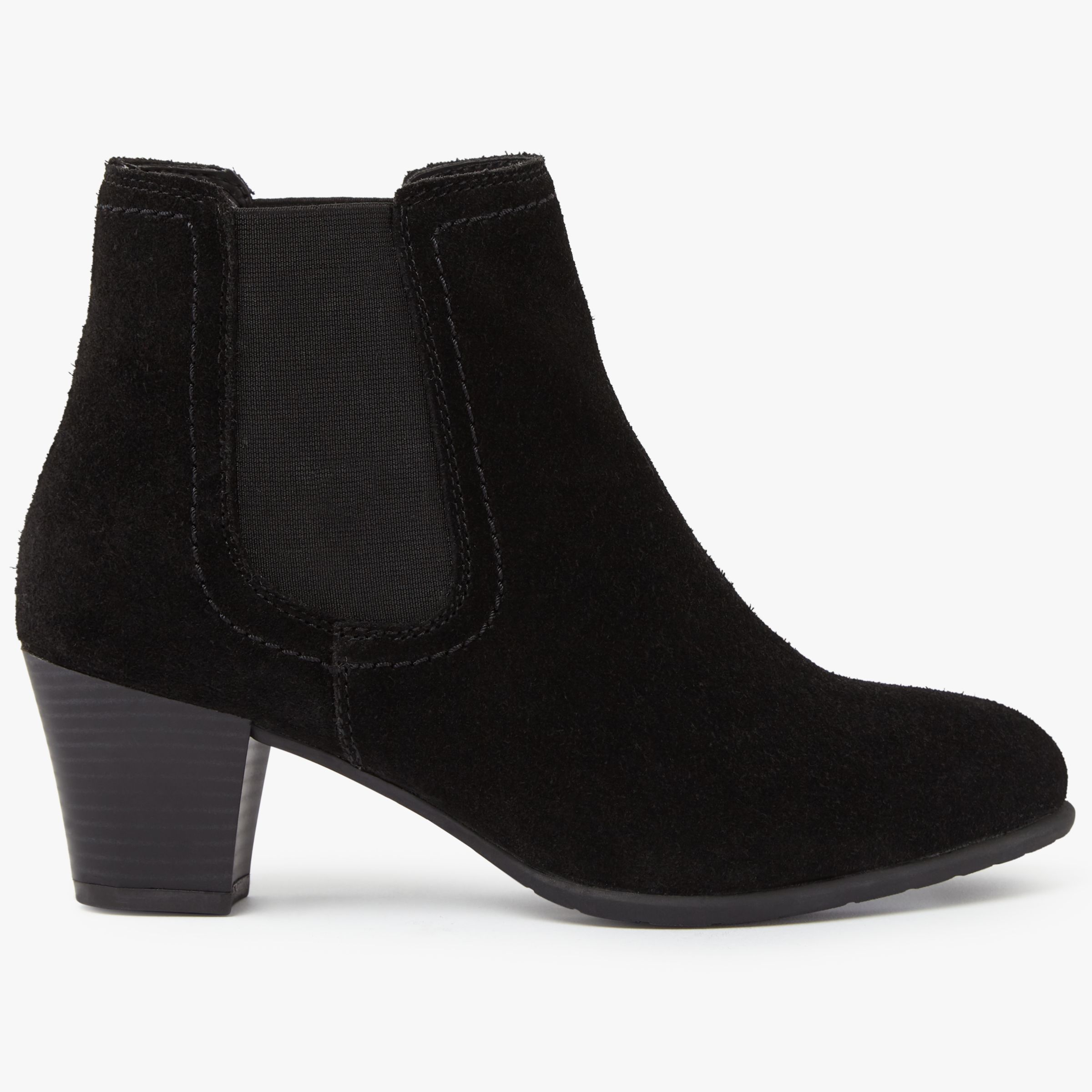black suede chelsea boots womens