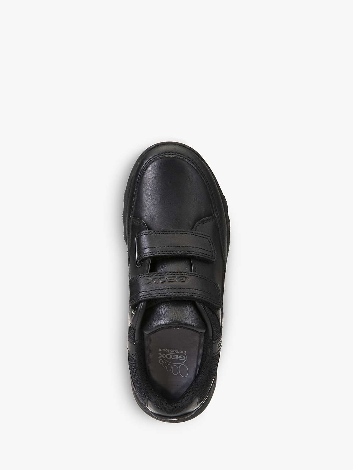 Buy Geox Children's Xunday Shoes, Black Online at johnlewis.com